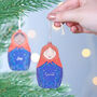 Personalised Russian Doll Decoration, thumbnail 1 of 3