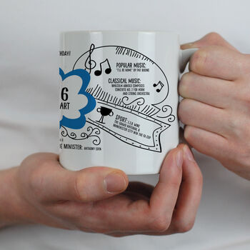 70th Birthday Gift Personalised 1956 Mug, 4 of 12