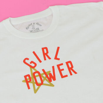 'Girl Power' Super Cool Kids T Shirt, 4 of 4