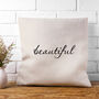 Personalised Empowering Word Cushion Cover, thumbnail 1 of 5