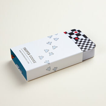 Personalised Heart Checker Playing Cards In A Tin, 4 of 7