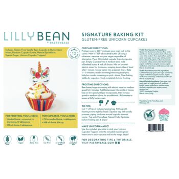 Gluten Free Unicorn Cupcake Baking Kit, Vegan, 6 of 6