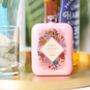 Personalised Floral Gin Hip Flask, thumbnail 1 of 7