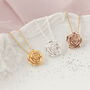 English Rose Sterling Silver Necklace, thumbnail 3 of 11