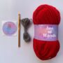 Make Your Own Crocheted Heart Mittens Kit, thumbnail 6 of 9