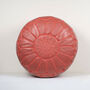 Moroccan Coloured Leather Pouffe, thumbnail 7 of 12