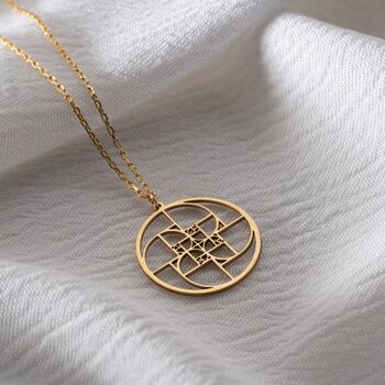 'Maths Is Beautiful' Golden Ratio Fibonacci Necklace, 4 of 9