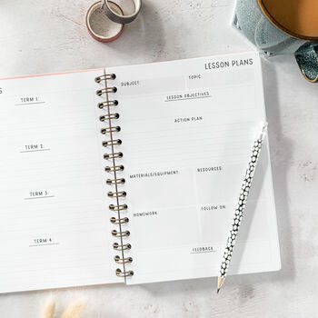 Personalised Teacher Planner | Teacher Gift, 5 of 12