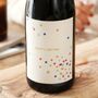 Personalised Confetti Label Bottle Of Wine, thumbnail 2 of 3