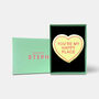 Happy Place Love Heart Valentine's Letterbox Iced Cookie, thumbnail 3 of 9