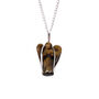 Guardian Angel Pendant Necklace | Tigers Eye, thumbnail 2 of 7
