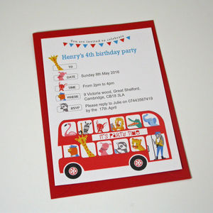invitations for bday parties