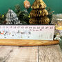 Personalised Advent Slider Christmas Village Scene, thumbnail 2 of 5
