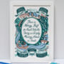 Wind In The Willows, Famous Quotes Print, thumbnail 1 of 5