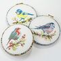 Long Tailed Tit Cross Stitch Embroidery Hoop Kit, thumbnail 8 of 8