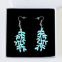 Acrylic Leaf Botanical Earring, thumbnail 8 of 11