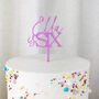Name And Age Cake Topper, thumbnail 1 of 6