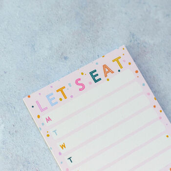 Let's Eat Meal Planner List Pad, 5 of 5