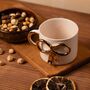 Gold Bow Tie Ribbon Mug With 24ct Gold Handle, thumbnail 8 of 8