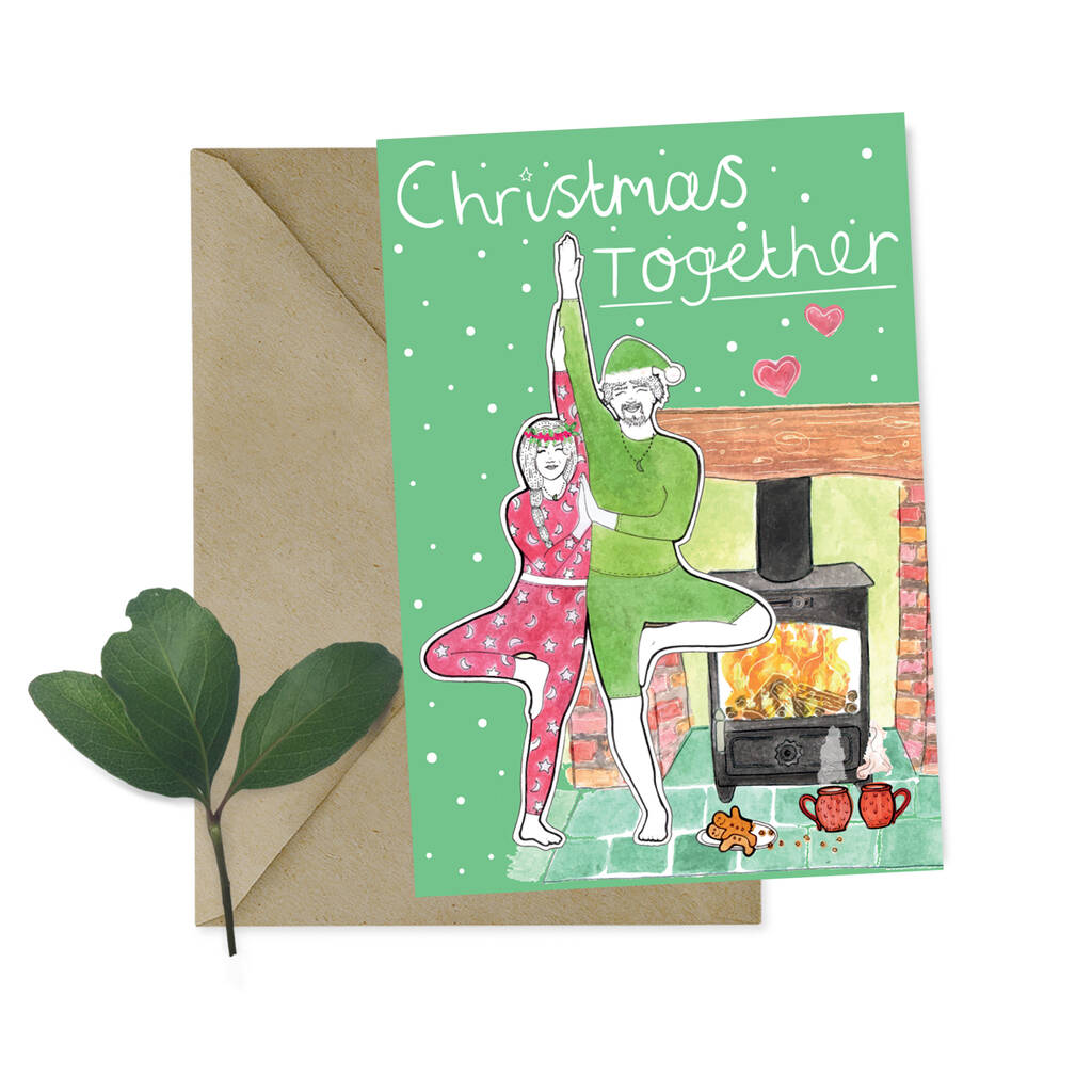 'Christmas Together' Christmas Card By Rose + Daff