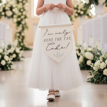 Personalised Wedding Carry Flag, 2 of 8