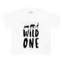 'Wild One' Babies 1st Birthday Tshirt / Baby Vest, thumbnail 7 of 9