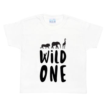 'Wild One' Babies 1st Birthday Tshirt / Baby Vest, 7 of 9