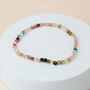 Colourful Crystal Beaded Bracelet, thumbnail 2 of 5