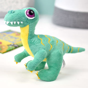 Personalised Pet Dinosaur Story Book And Toy, 3 of 6