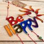 ‘Be Happy’ Positive Mantra Rainbow Sun Catcher, thumbnail 3 of 5