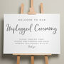 Elegant Wedding Unplugged Sign 'Ashley', thumbnail 1 of 9