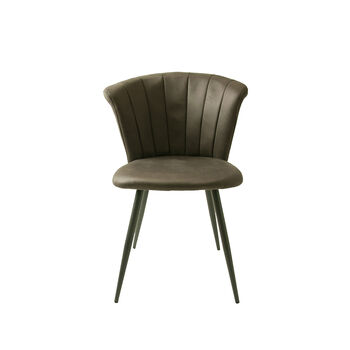 Bourne Moleskin Mussel Set Of Two Dining Chairs, 2 of 6