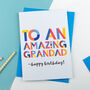 Amazing Grandad Personalised Card, thumbnail 1 of 2