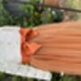 Long Sleeve Lace Burnt Orange Tulle Dress, thumbnail 1 of 7