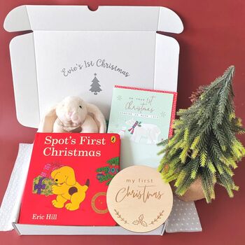 Baby's First Christmas Gift Set With 1st Christmas Book, 2 of 10