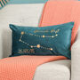 Personalised Star Sign Velvet Cushion For Her Home, thumbnail 3 of 5