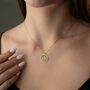 Harmony Flow Wave Sun Necklace, thumbnail 8 of 11