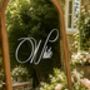 Personalised Wedding Mirror Calligraphy Vinyl Decal, thumbnail 13 of 13