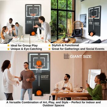 Xxl Basketball Hoop For Wall, 5 of 8