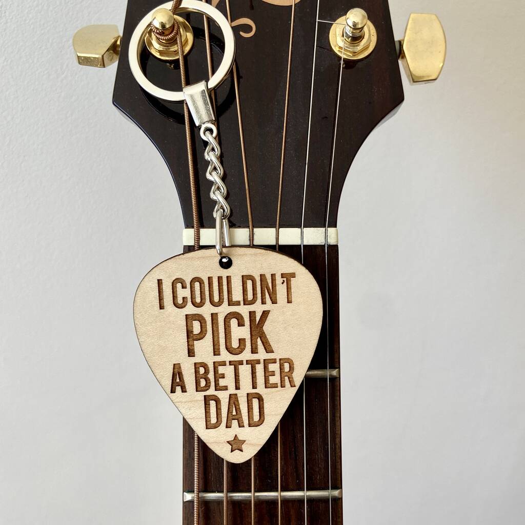 Image of Couldn't Pick A Better Dad Personalised Keyring Gift
