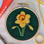 Mini Daffodil Embroidery Kit, thumbnail 1 of 4