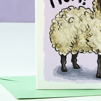 Funny Sheep Mother's Day Card, 3 of 5