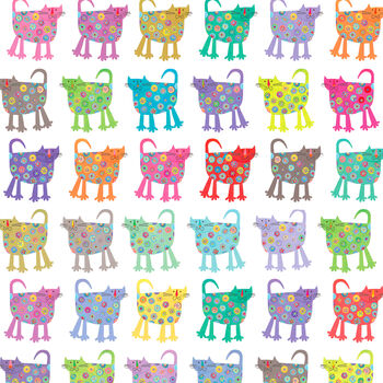 Cats Gift Wrap Two Sheets, 2 of 5
