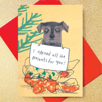 Sorry Dog Christmas Cards Pack Of Eight Cards, 5 of 9