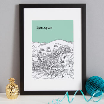 Personalised Lymington Print, 8 of 10