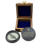 Personalised Gunmetal Poem Compass For Graduation Gift, thumbnail 1 of 12