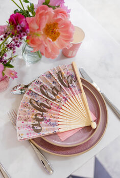 Bride 'Ooh La La' Floral Fan, 2 of 4