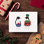 Little Drummer Boy Christmas Penguin Cards, thumbnail 1 of 9