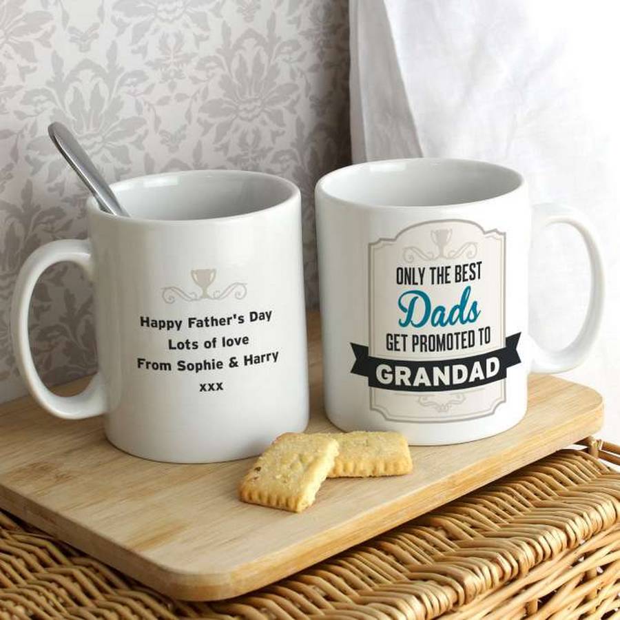 Grandad Personalised Mug By Chalk And Cheese Candles And Wax Melts ...