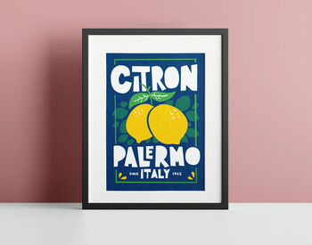 Citron Palermo Italian Lemons Print, 8 of 9